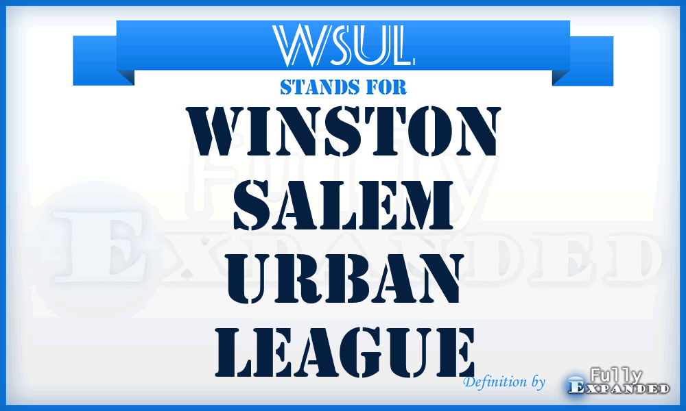 WSUL - Winston Salem Urban League