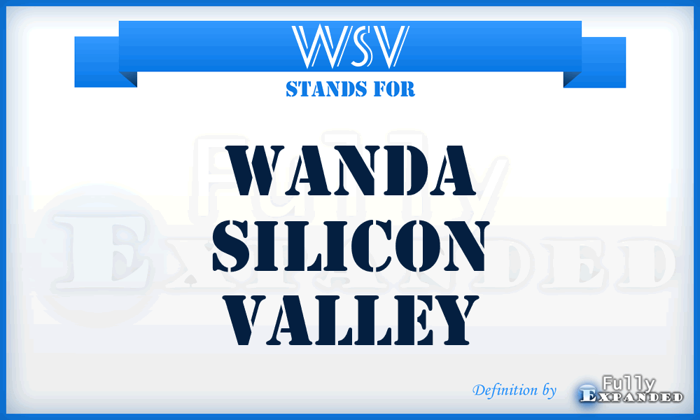 WSV - Wanda Silicon Valley