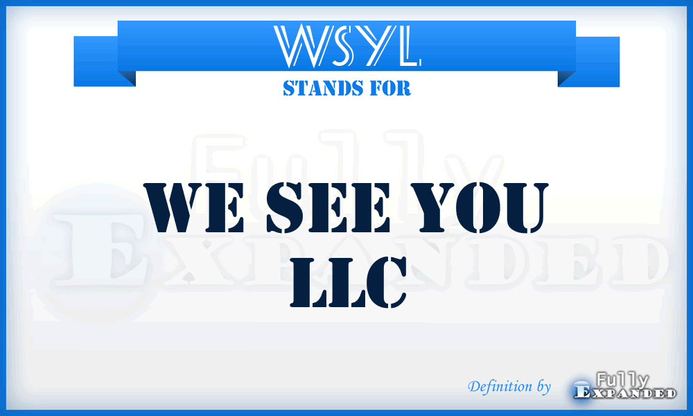 WSYL - We See You LLC