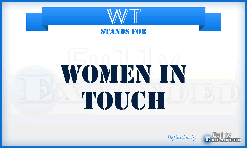 WT - Women in Touch