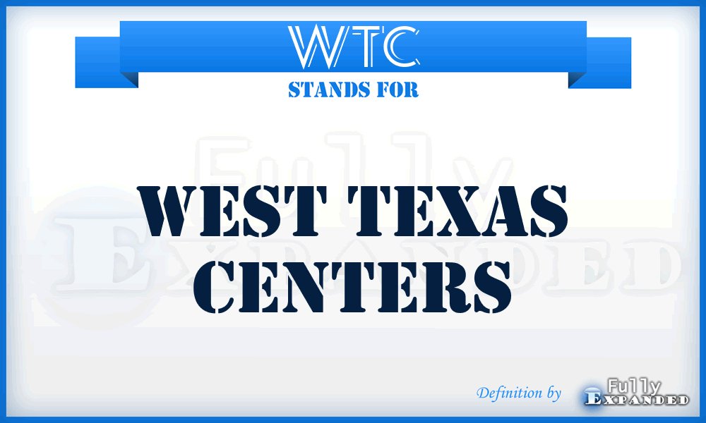 WTC - West Texas Centers