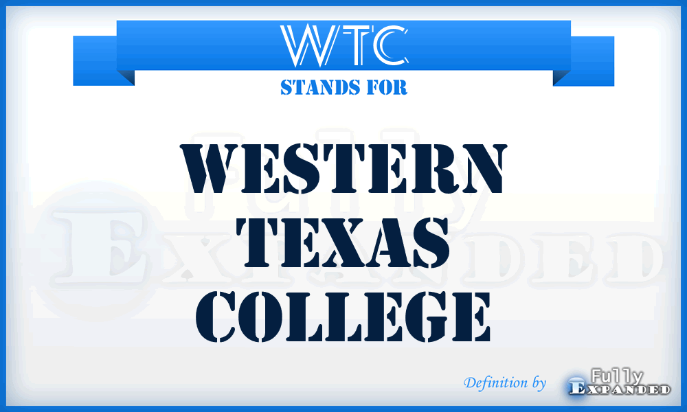 WTC - Western Texas College