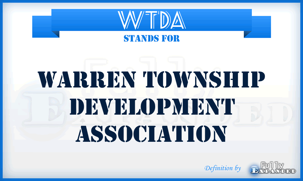WTDA - Warren Township Development Association
