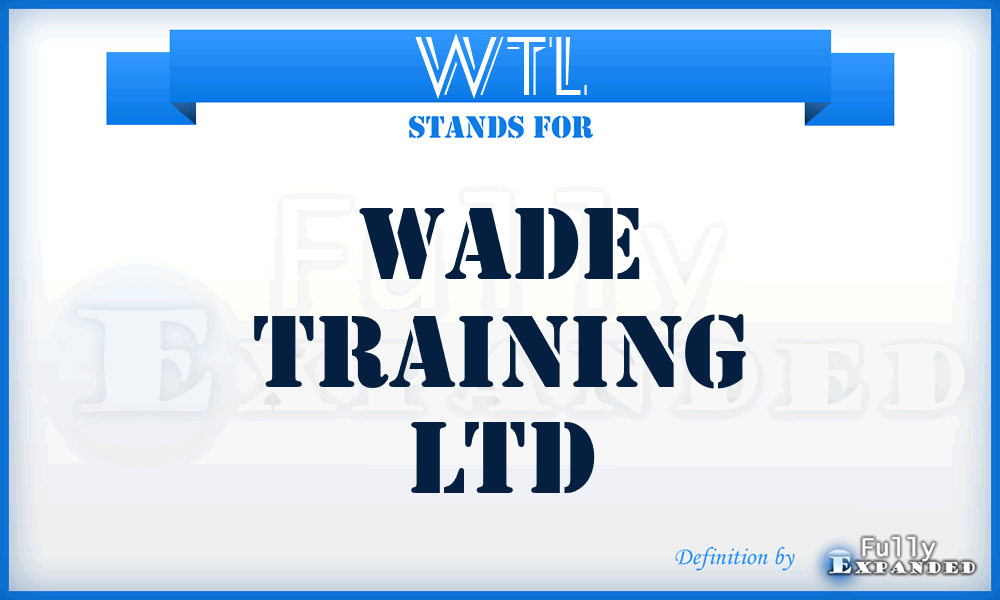 WTL - Wade Training Ltd