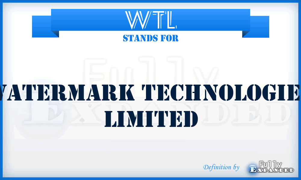 WTL - Watermark Technologies Limited