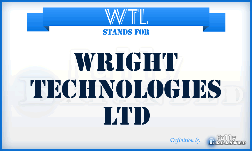 WTL - Wright Technologies Ltd