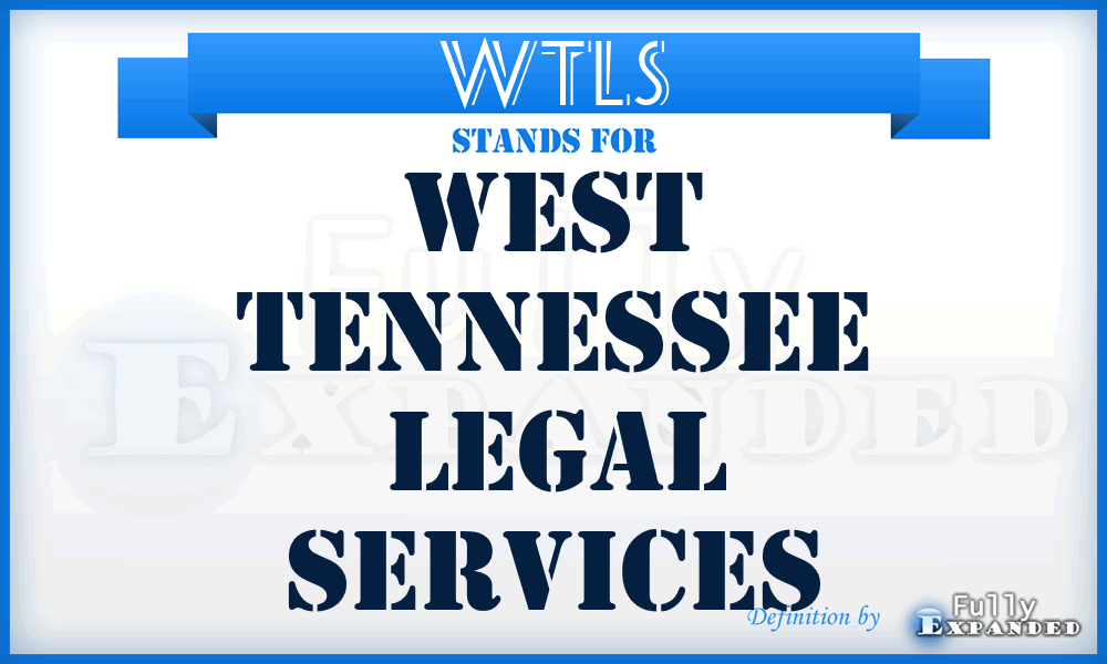 WTLS - West Tennessee Legal Services