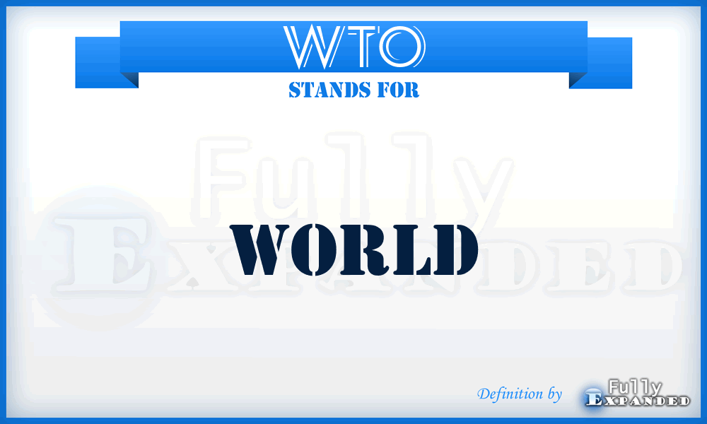 WTO - World