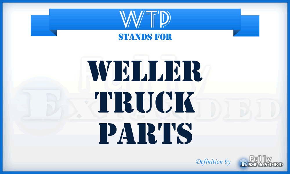 WTP - Weller Truck Parts