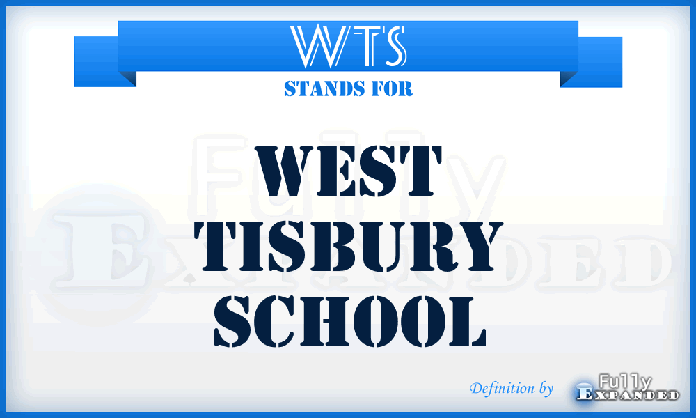 WTS - West Tisbury School