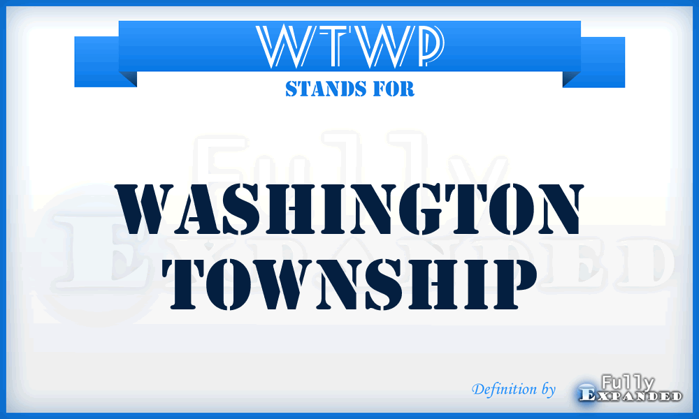 WTWP - Washington Township