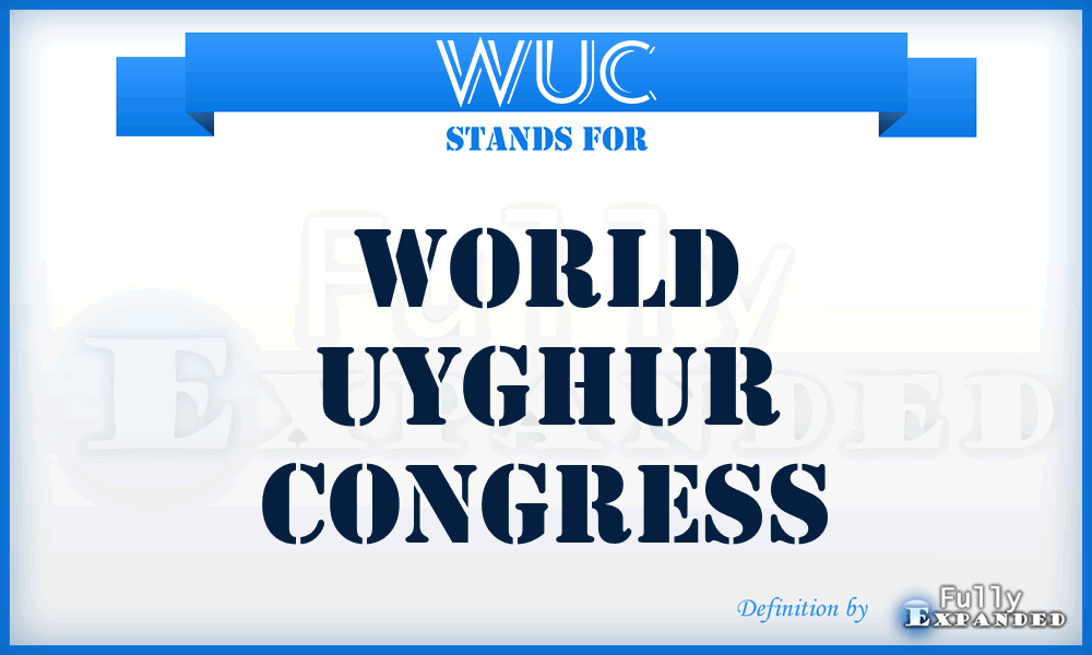 WUC - World Uyghur Congress