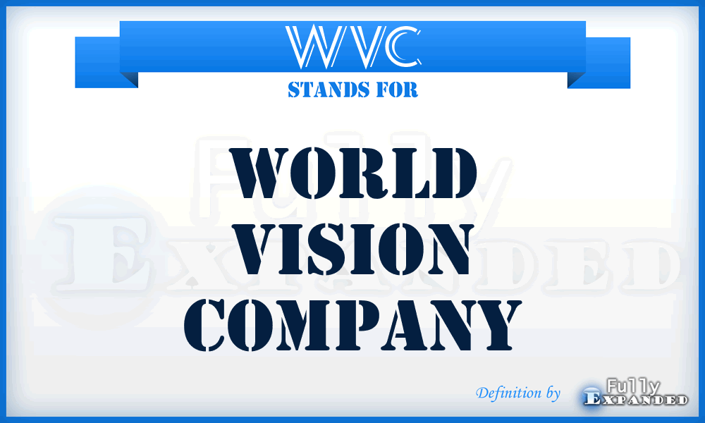 WVC - World Vision Company