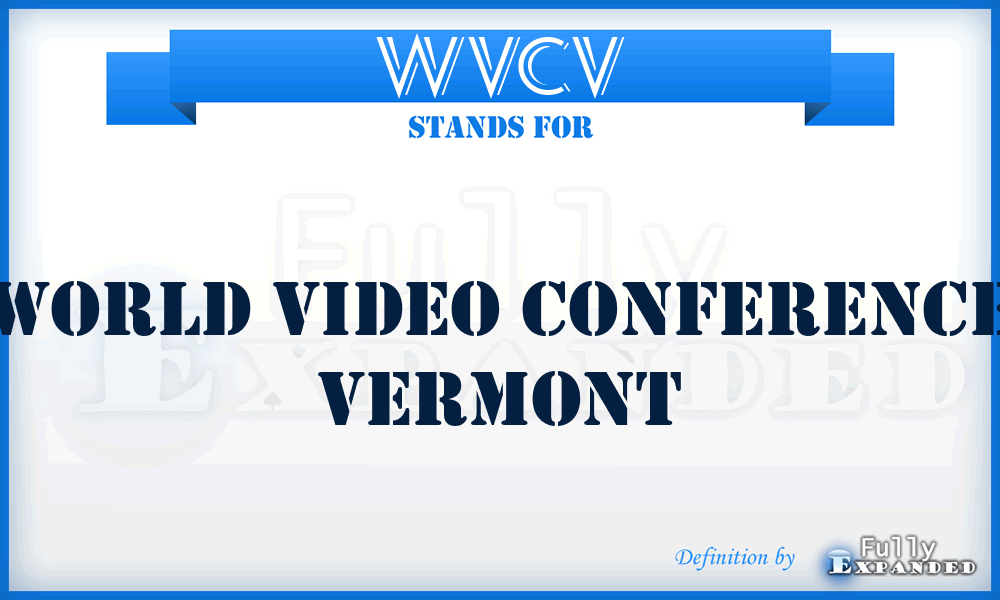 WVCV - World Video Conference Vermont