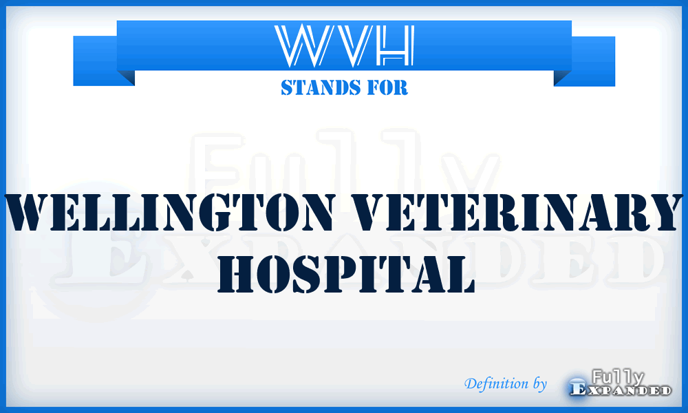WVH - Wellington Veterinary Hospital