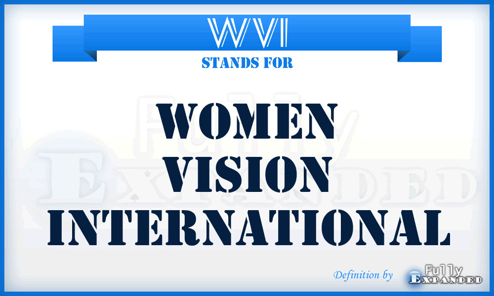 WVI - Women Vision International