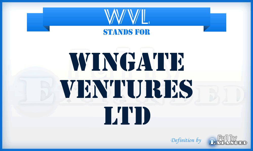 WVL - Wingate Ventures Ltd