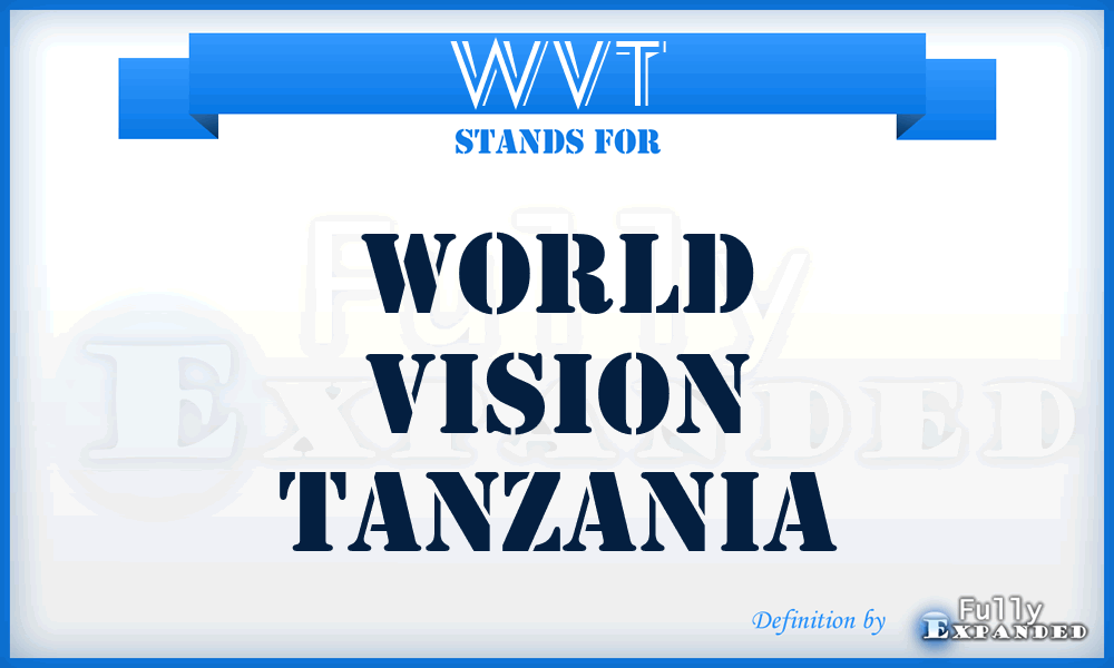 WVT - World Vision Tanzania