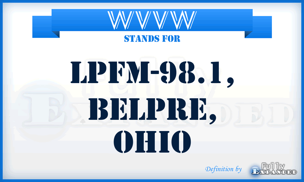WVVW - LPFM-98.1, Belpre, Ohio