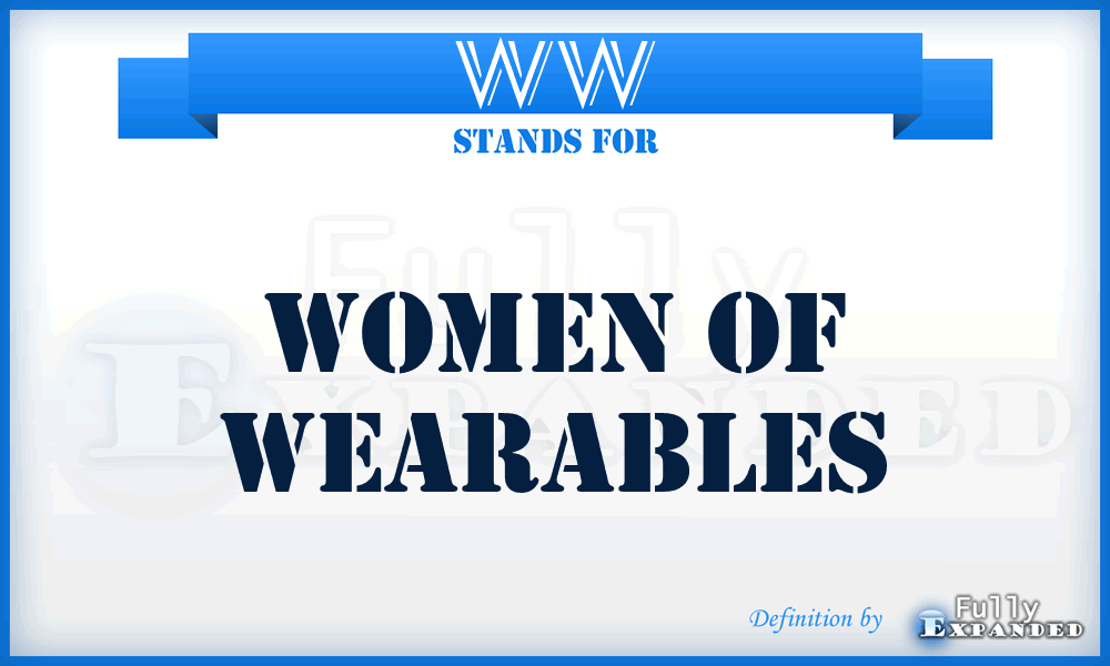 WW - Women of Wearables