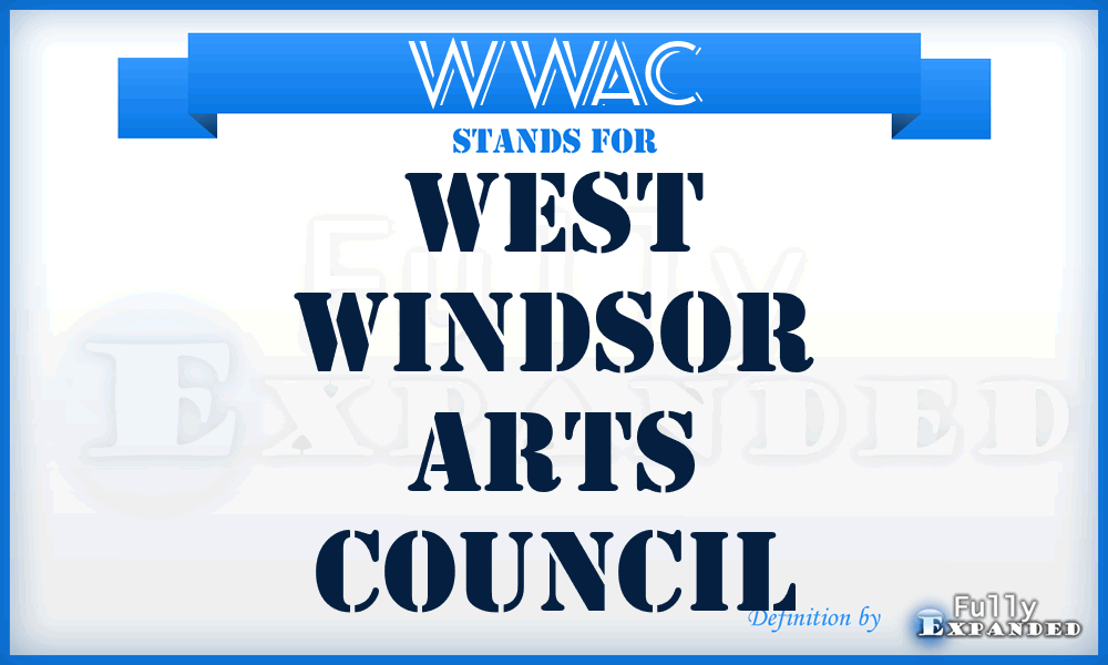 WWAC - West Windsor Arts Council