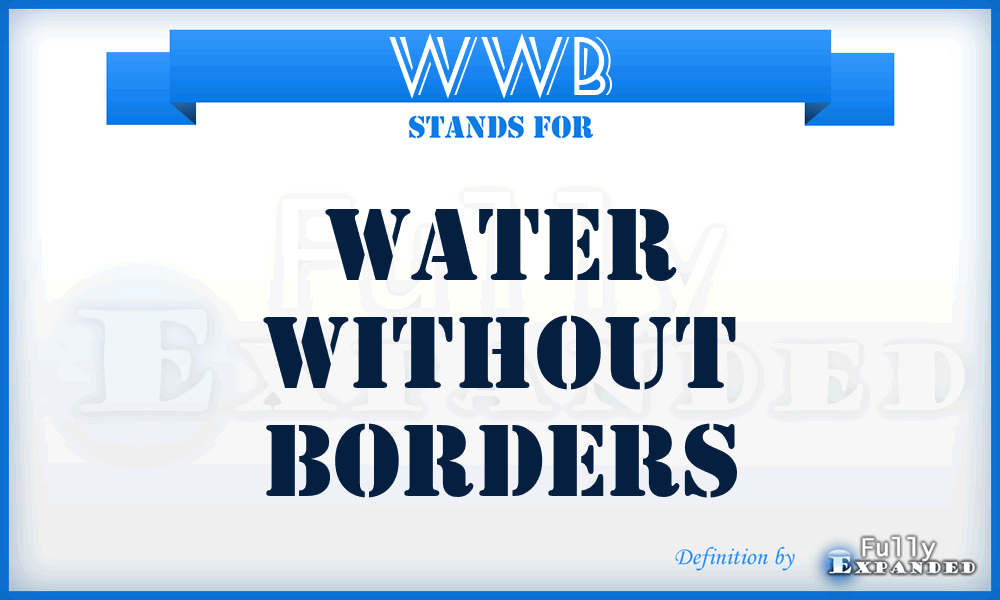 WWB - Water Without Borders