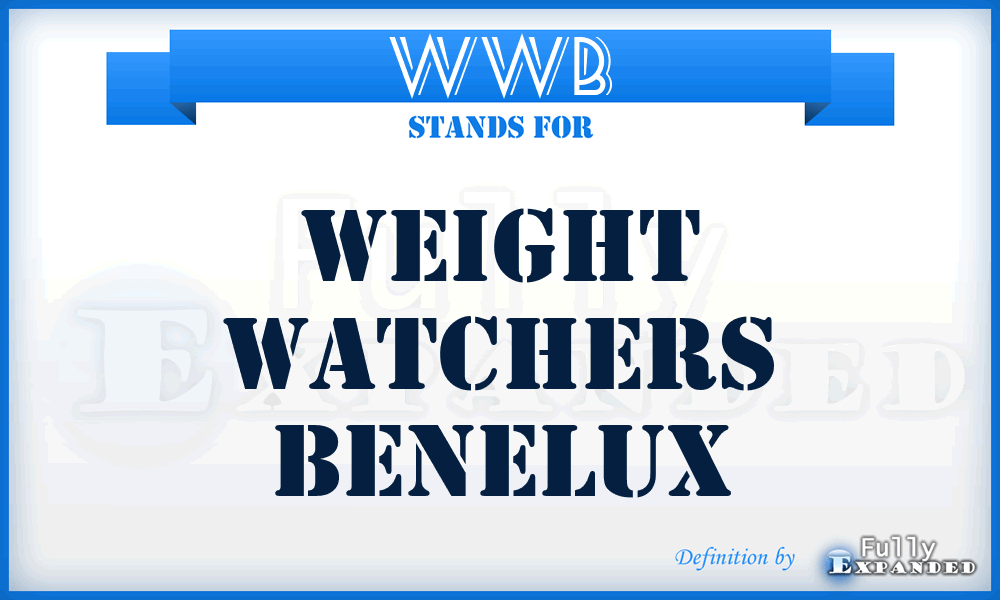 WWB - Weight Watchers Benelux