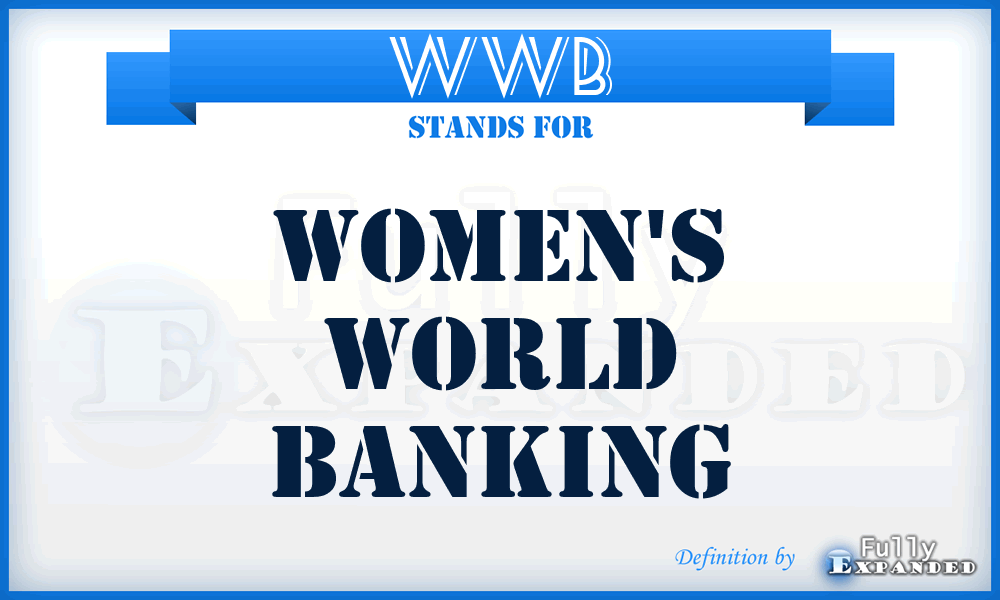 WWB - Women's World Banking