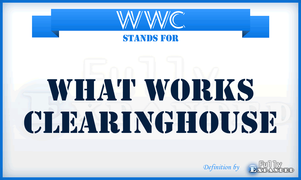 WWC - What Works Clearinghouse