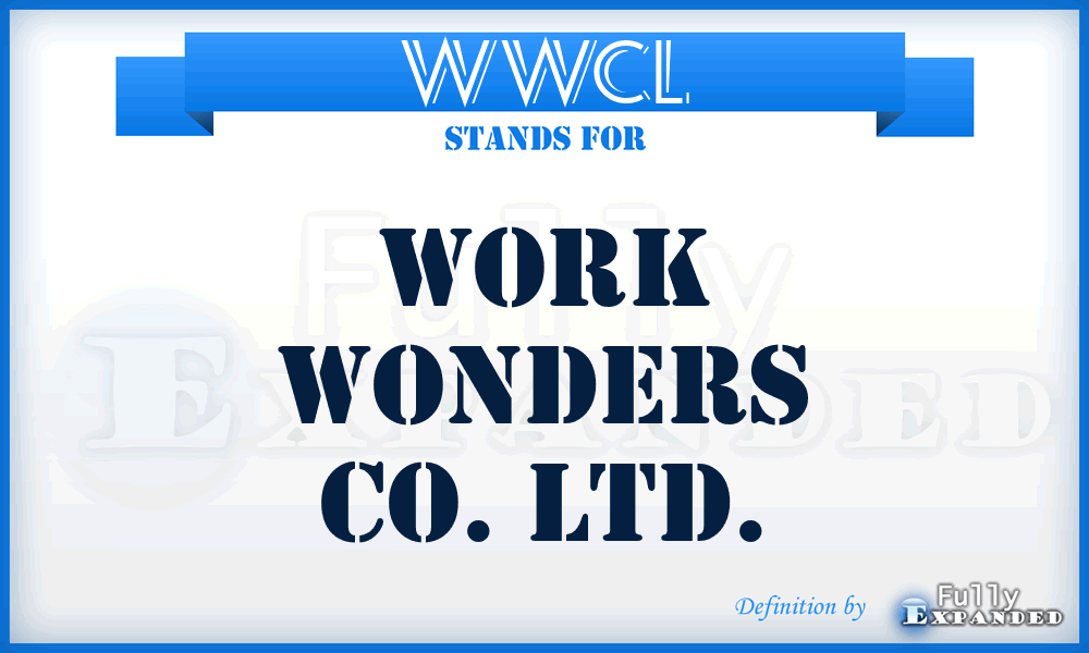 WWCL - Work Wonders Co. Ltd.
