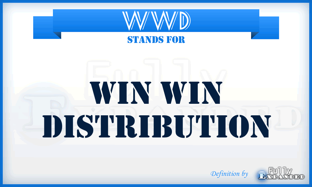 WWD - Win Win Distribution