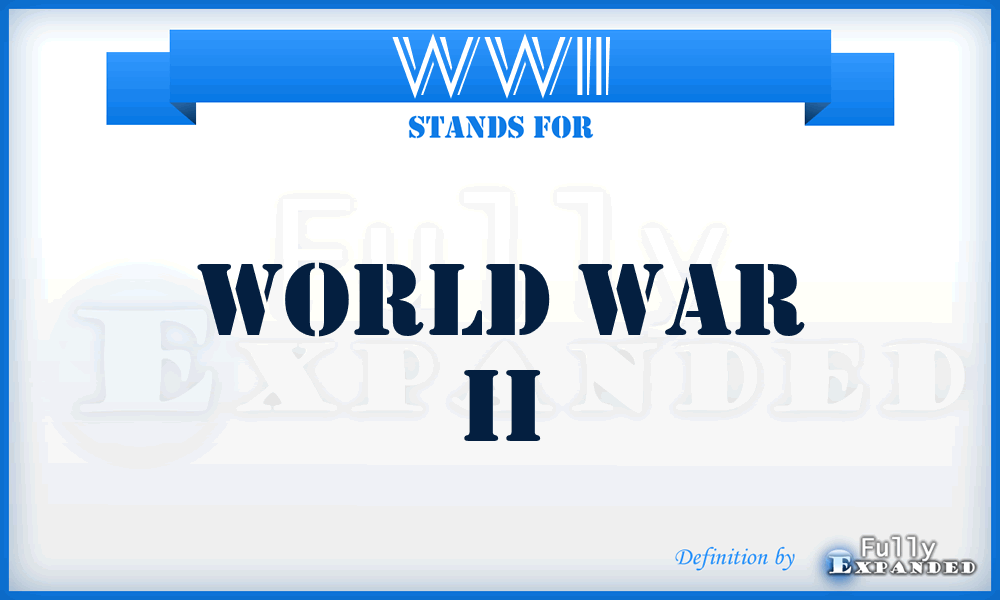 WWII - World War II