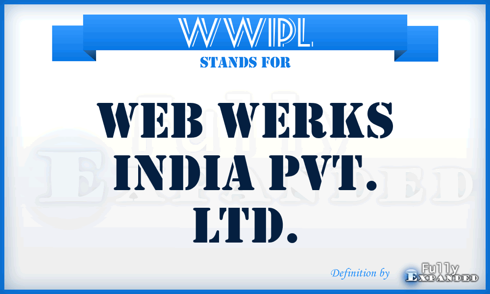 WWIPL - Web Werks India Pvt. Ltd.