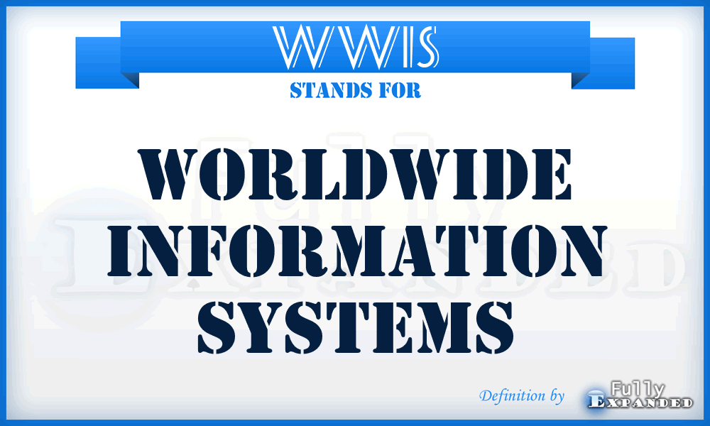 WWIS - WorldWide Information Systems