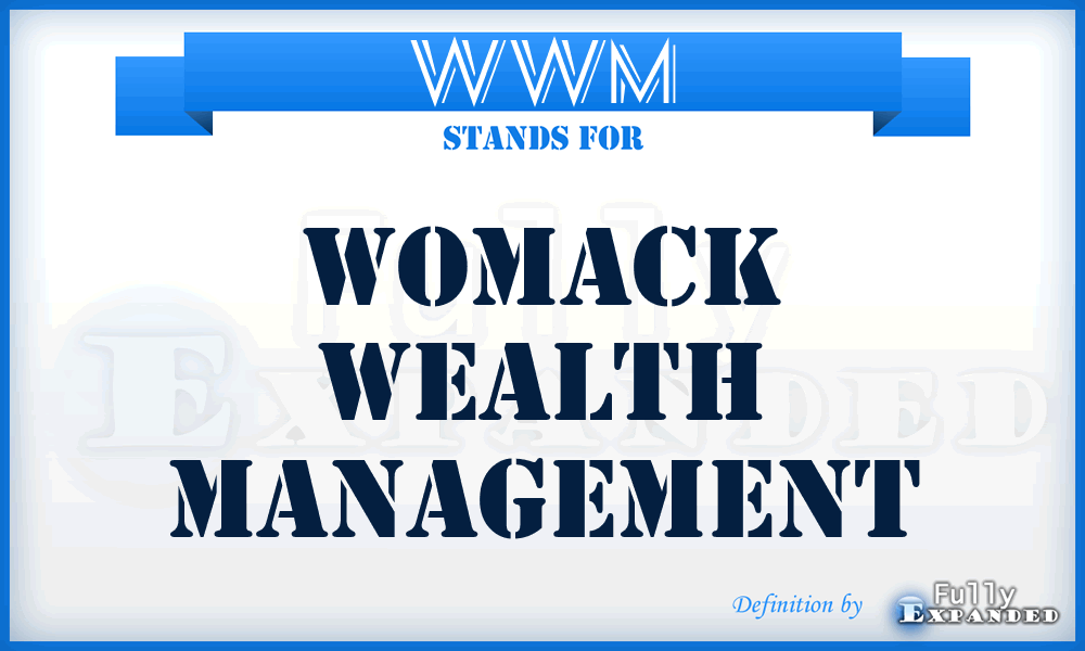 WWM - Womack Wealth Management