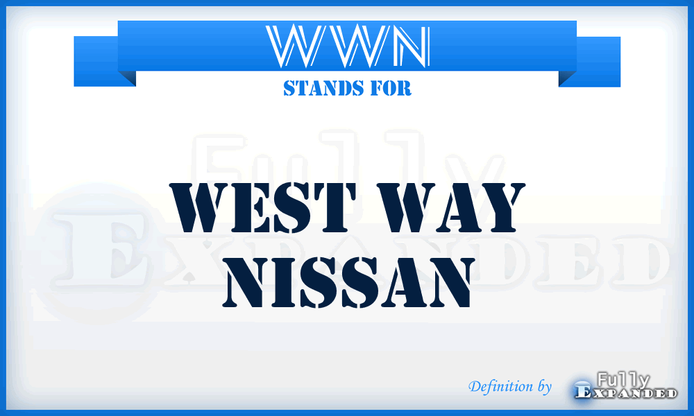 WWN - West Way Nissan