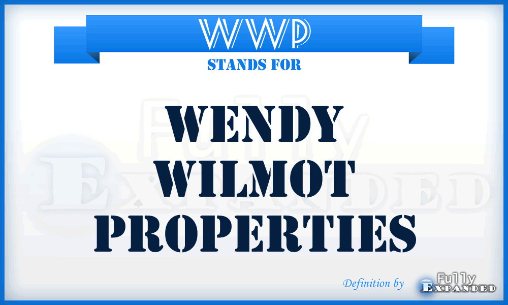 WWP - Wendy Wilmot Properties