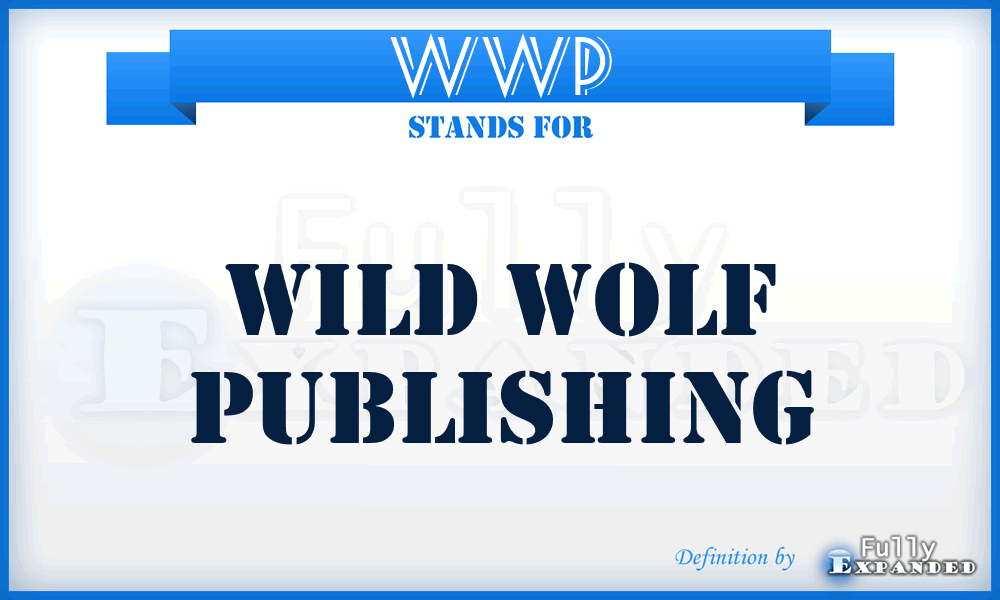 WWP - Wild Wolf Publishing