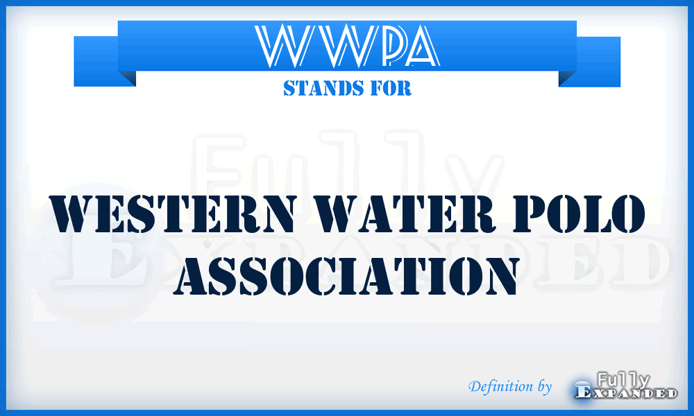 WWPA - Western Water Polo Association