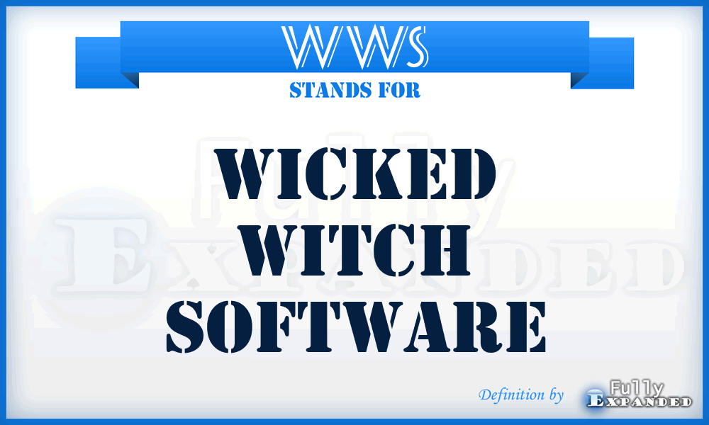 WWS - Wicked Witch Software