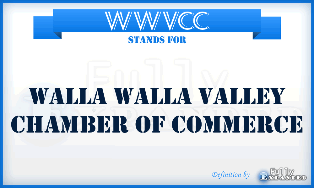 WWVCC - Walla Walla Valley Chamber of Commerce