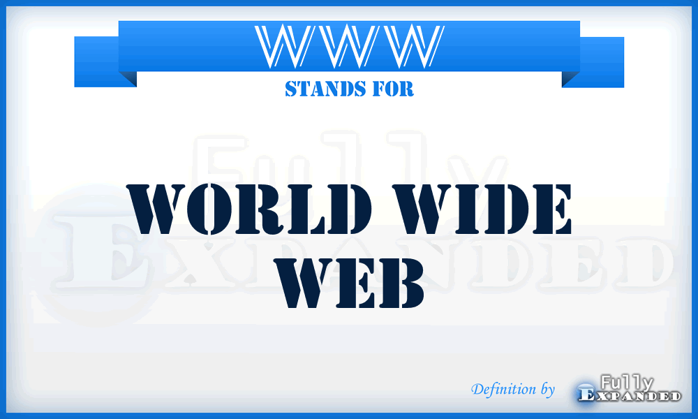 WWW - World Wide Web