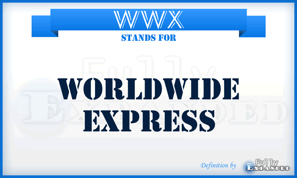 WWX - worldwide express