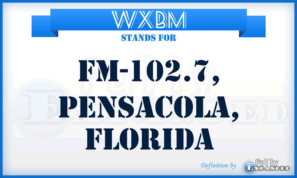 WXBM - FM-102.7, Pensacola, Florida