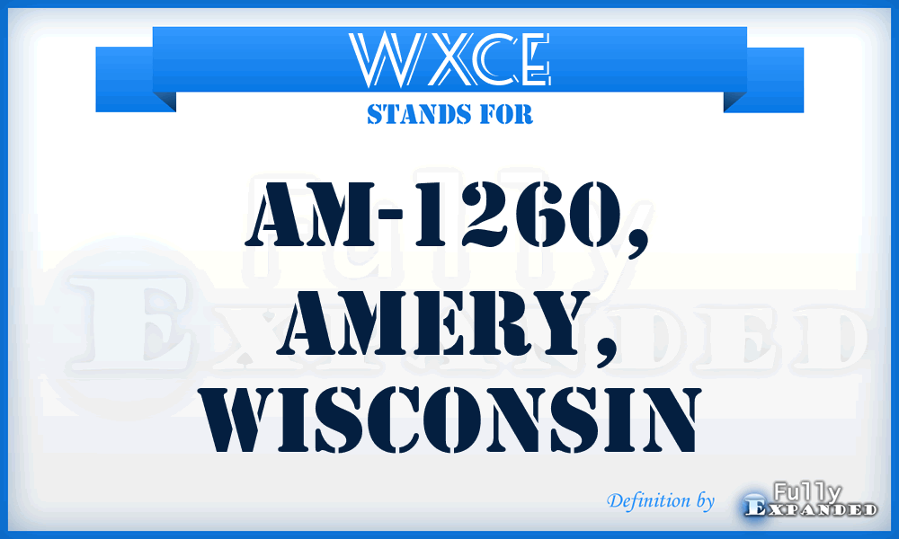 WXCE - AM-1260, Amery, Wisconsin