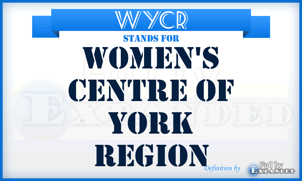 WYCR - Women's Centre of York Region