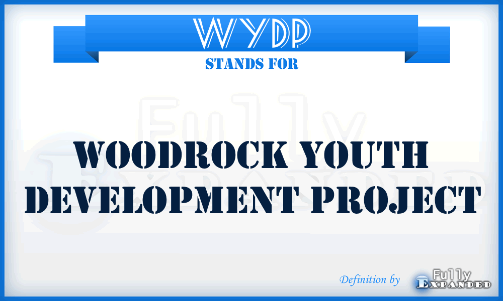 WYDP - Woodrock Youth Development Project