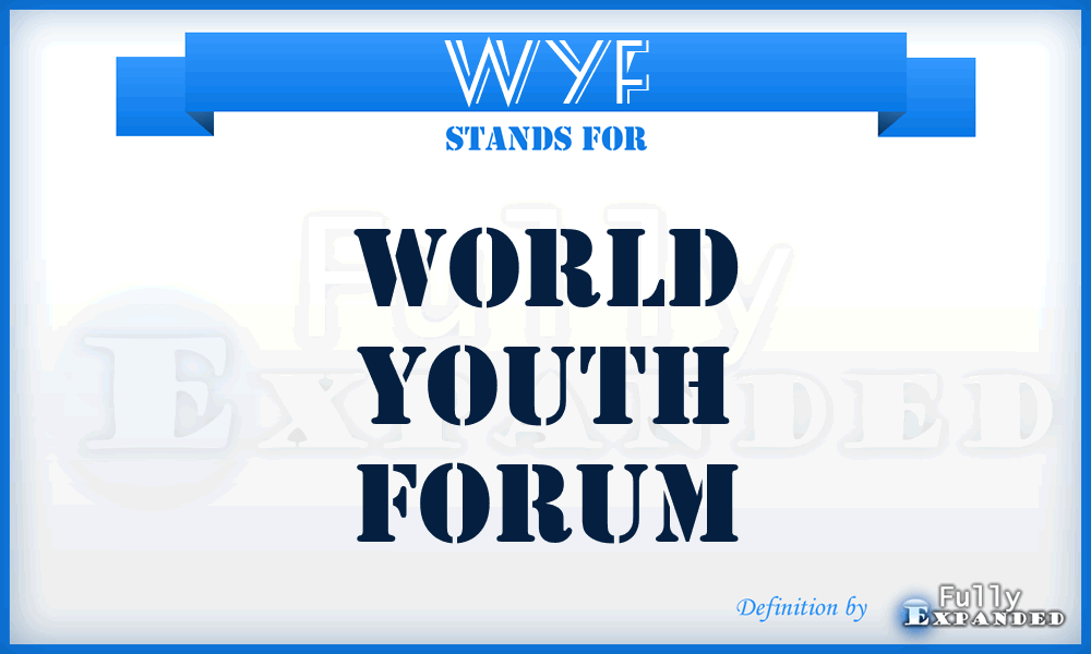 WYF - World Youth Forum