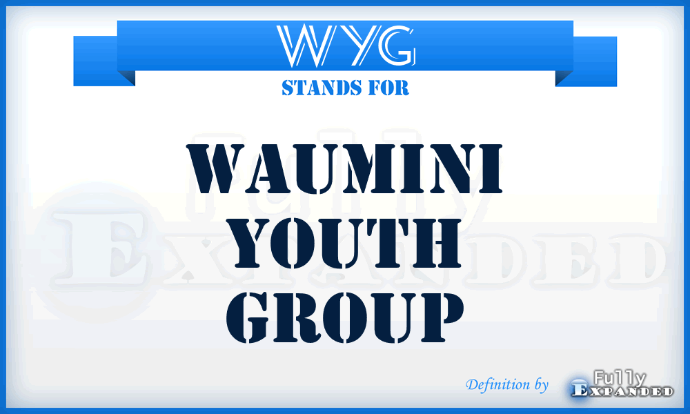 WYG - Waumini Youth Group