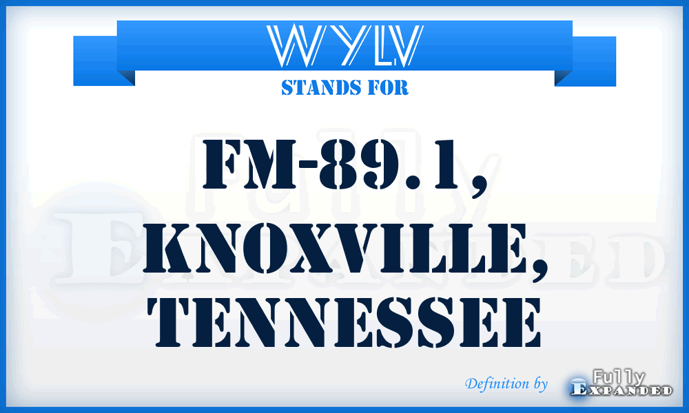 WYLV - FM-89.1, Knoxville, Tennessee